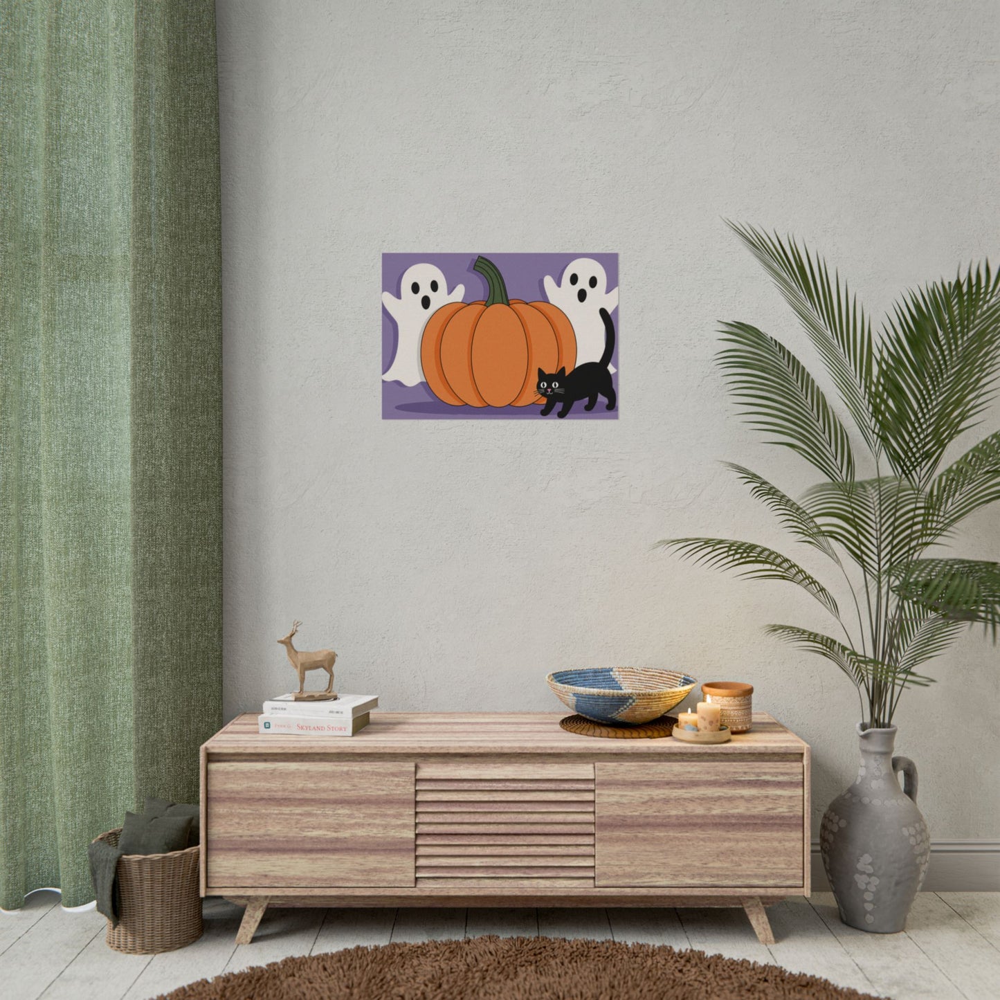 Halloween-Themed Rolled Posters