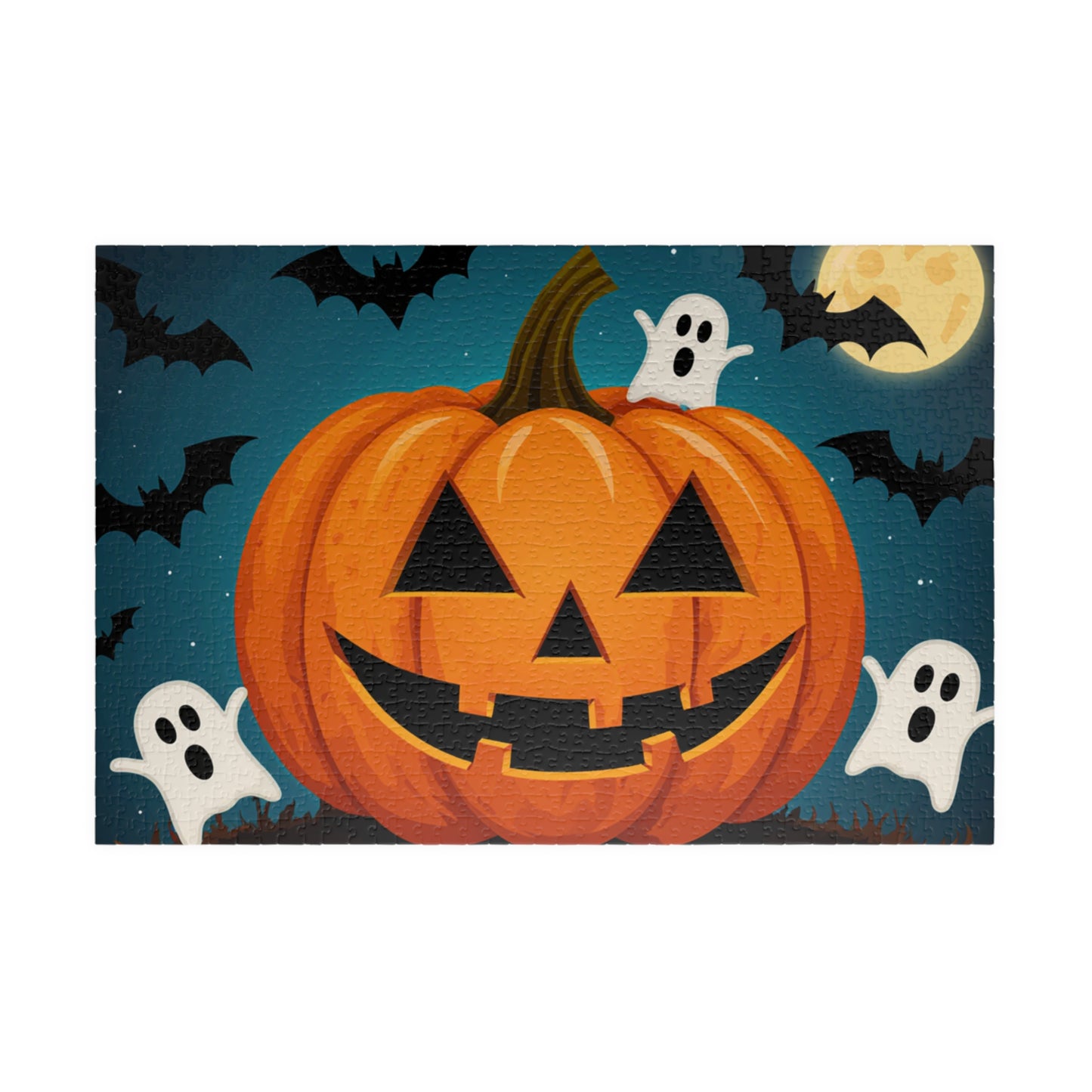 Halloween Pumpkin Puzzle | Spooky 110, 252, 520, 1014-piece Jigsaw | Fun Family Activity | Great Gift for Fall, Halloween, Parties