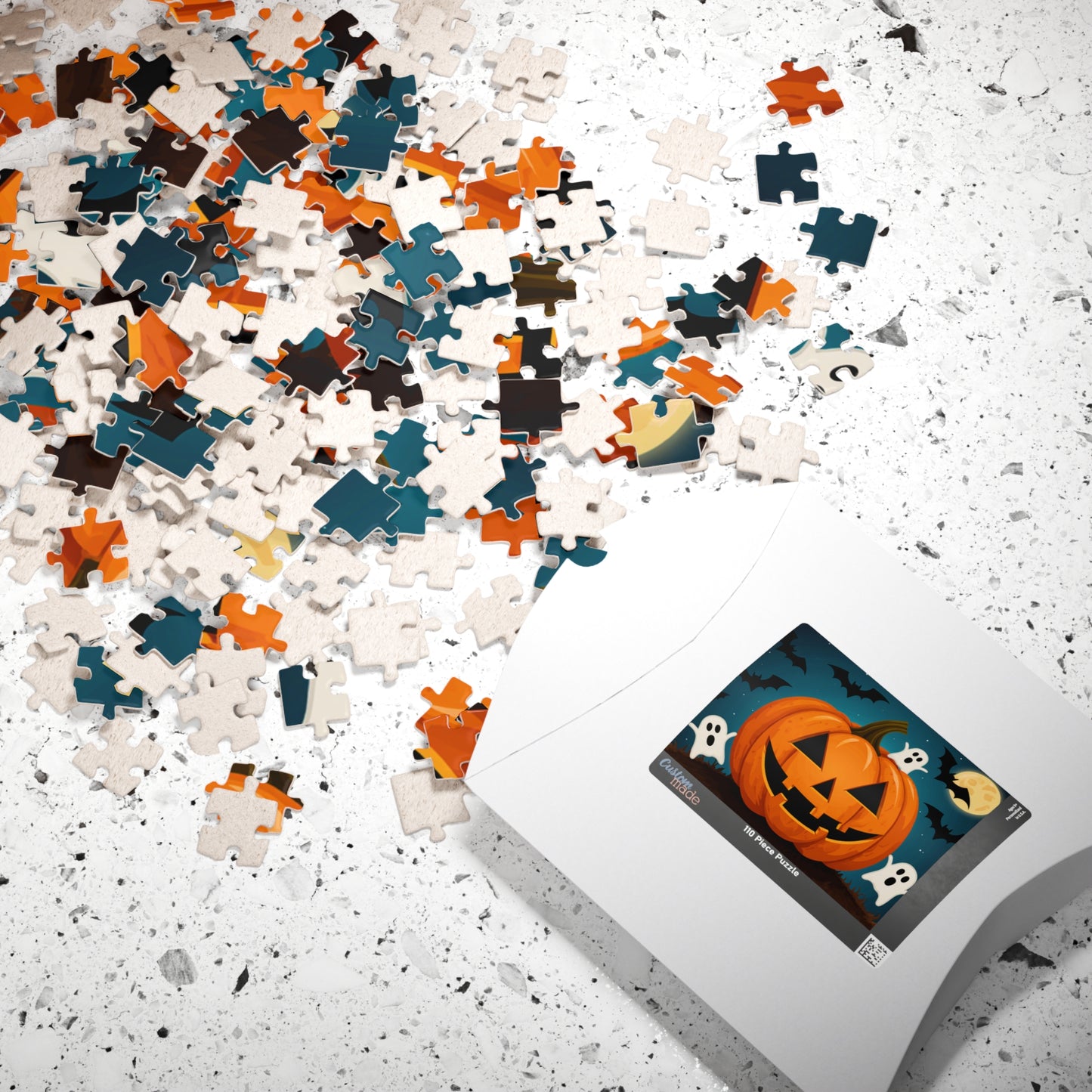 Halloween Pumpkin Puzzle | Spooky 110, 252, 520, 1014-piece Jigsaw | Fun Family Activity | Great Gift for Fall, Halloween, Parties
