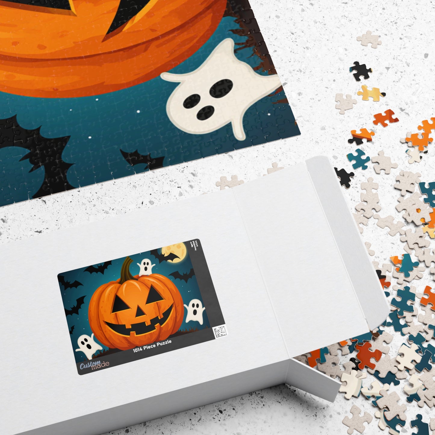 Halloween Pumpkin Puzzle | Spooky 110, 252, 520, 1014-piece Jigsaw | Fun Family Activity | Great Gift for Fall, Halloween, Parties