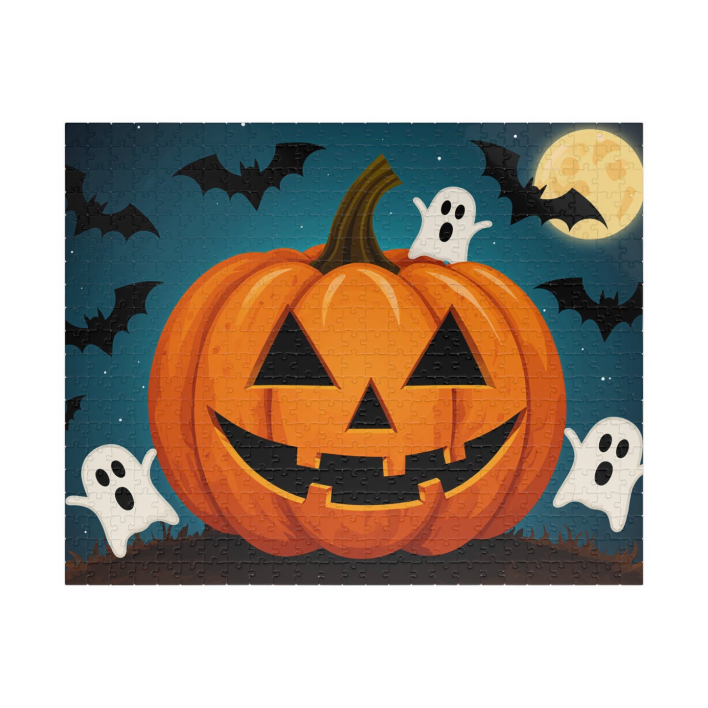Halloween Pumpkin Puzzle | Spooky 110, 252, 520, 1014-piece Jigsaw | Fun Family Activity | Great Gift for Fall, Halloween, Parties