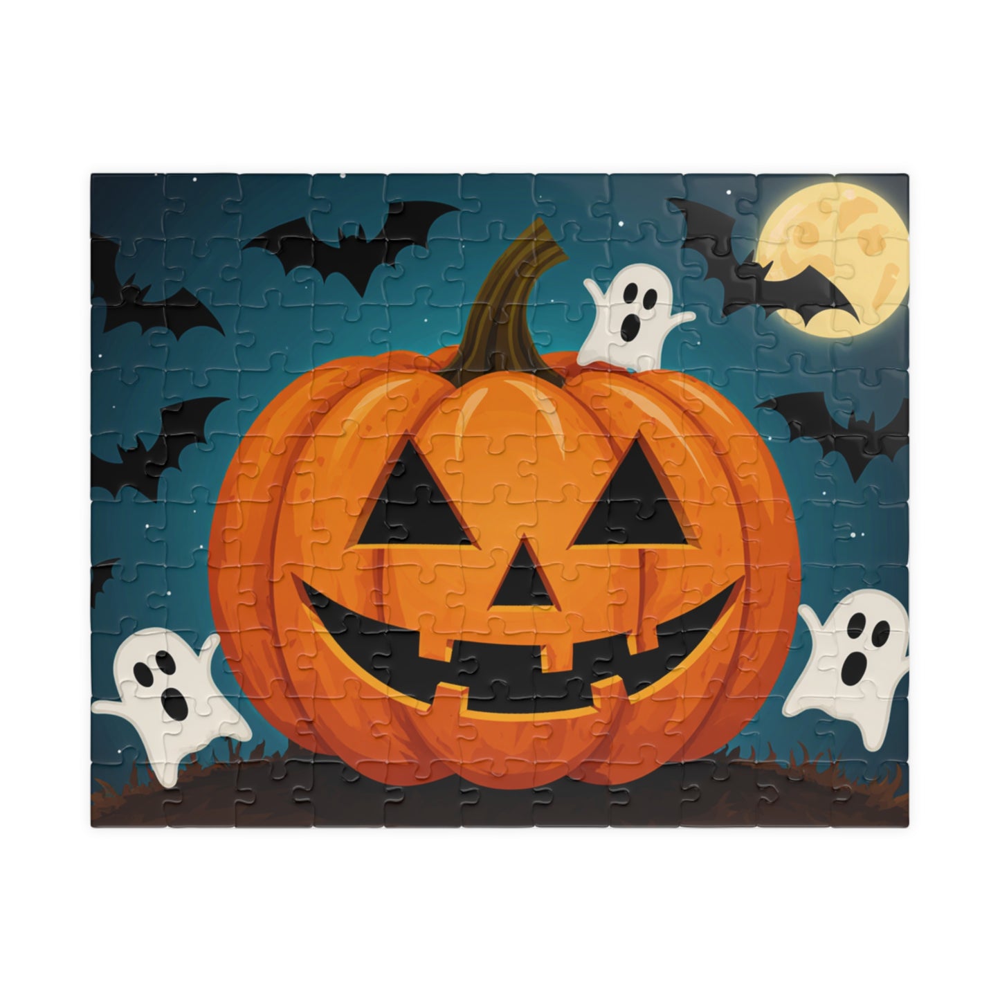 Halloween Pumpkin Puzzle | Spooky 110, 252, 520, 1014-piece Jigsaw | Fun Family Activity | Great Gift for Fall, Halloween, Parties