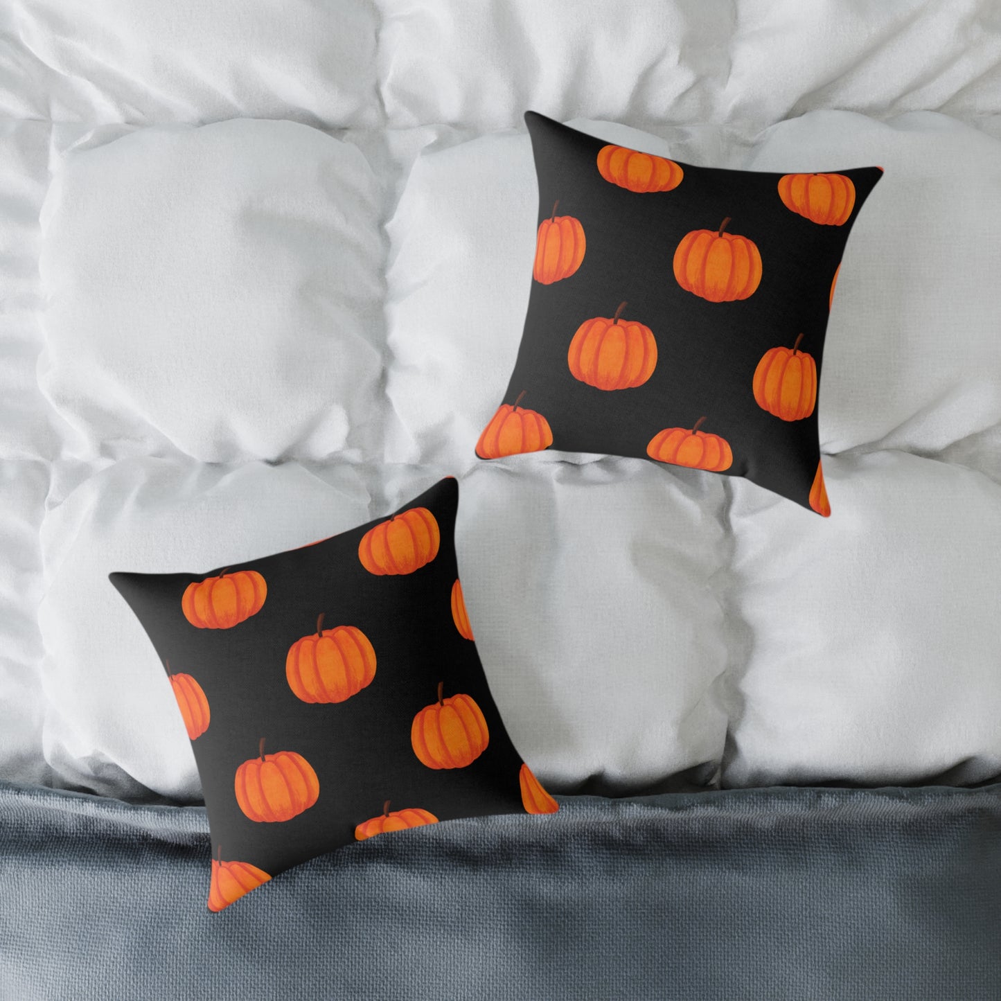 Autumn Pumpkin Decorative Pillow | Fall Home Decor, Cozy Couch Cushion, Halloween Accent Pillow, Thanksgiving Gift, Seasonal Decor