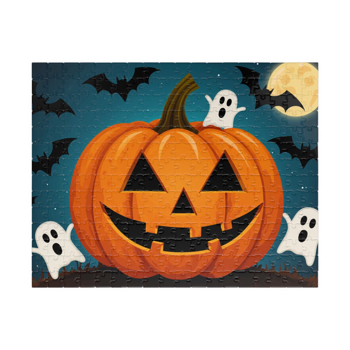 Halloween Pumpkin Puzzle | Spooky 110, 252, 520, 1014-piece Jigsaw | Fun Family Activity | Great Gift for Fall, Halloween, Parties