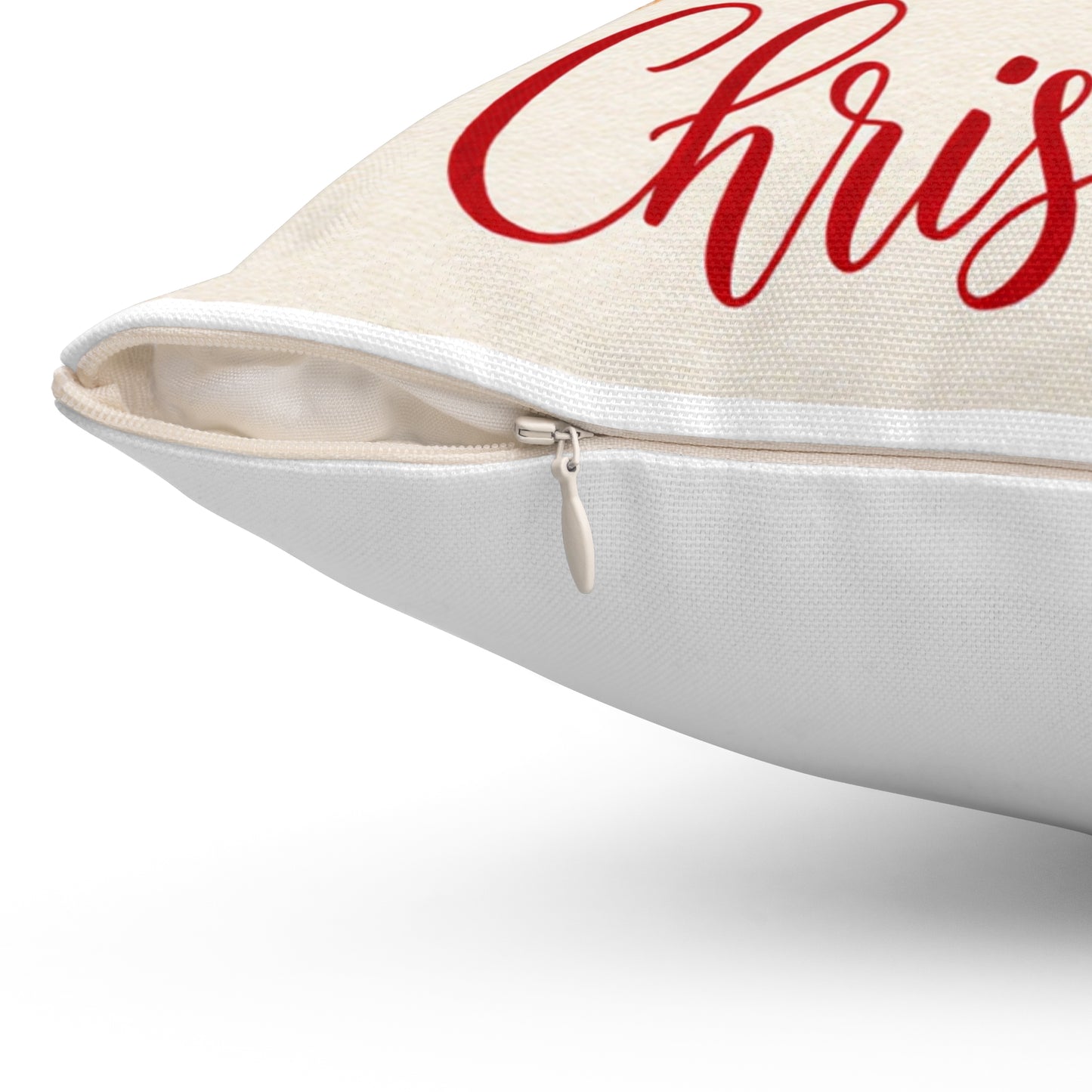 Cozy Christmas Square Pillow, Holiday Decor, Festive Home Accent, Winter Decoration, Christmas Gift Idea