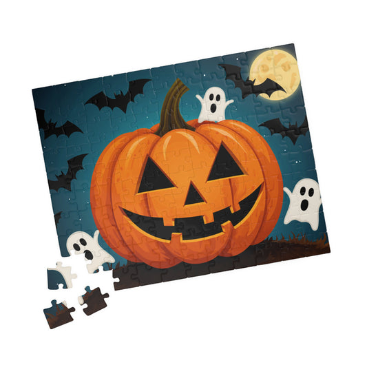 Halloween Pumpkin Puzzle | Spooky 110, 252, 520, 1014-piece Jigsaw | Fun Family Activity | Great Gift for Fall, Halloween, Parties
